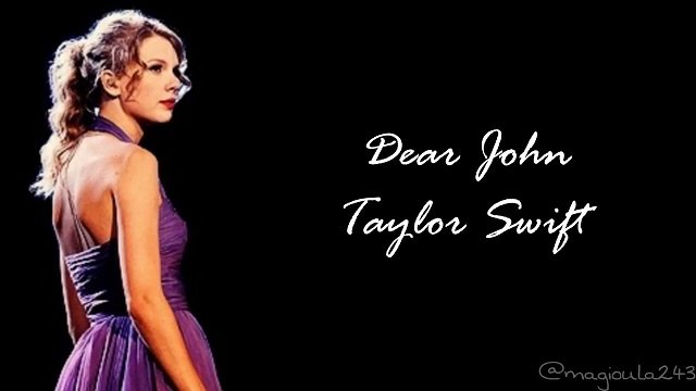 Dear John Lyrics