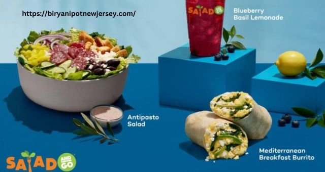 Salad and Go menu